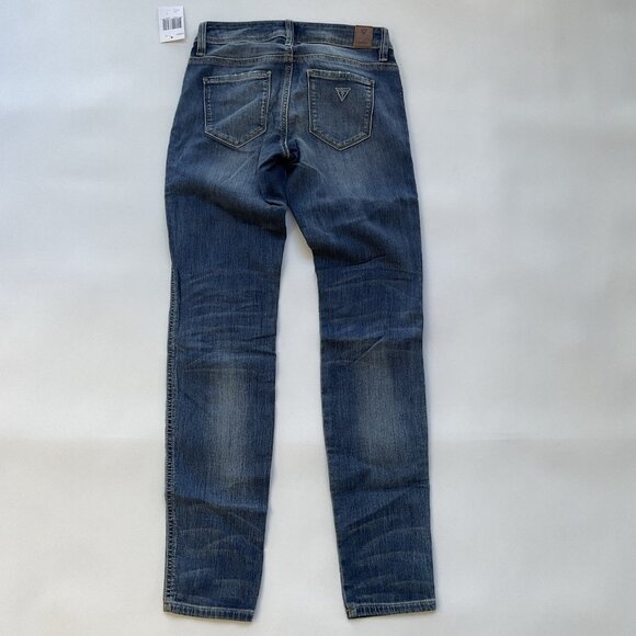 Guess Women’s Comfort Skinny Jeans Super Stretch Jeggings Fit Distressed Size 24 - Picture 9 of 13